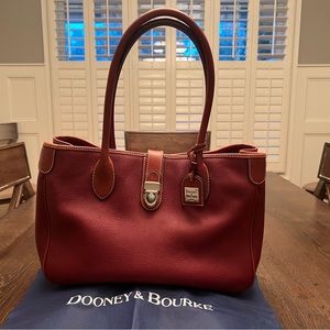 Dooney & Bourke Archives Collection- Pebble Leather Tucklock Tote.